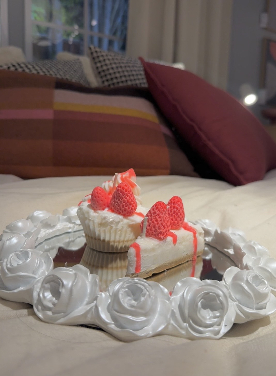 Strawberry Vanilla Cheesecake Candle