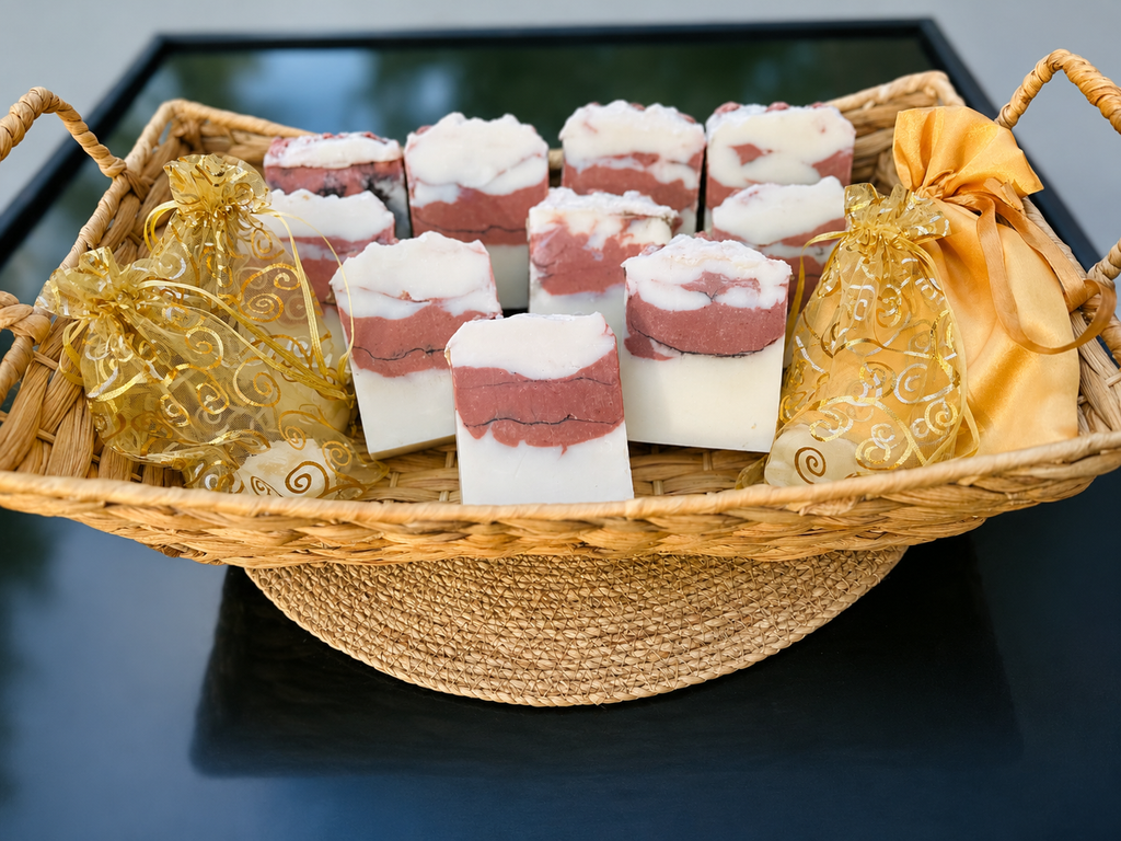 Rose Clay Soap • Currently Curing